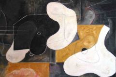 Picasso auf dem Säntis 100 x 75 Acryl auf Hartgrund