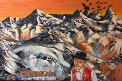 Späte Heimkehr* 91 x 61 Acryl auf Leinwand