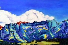 Mai-Alpstein* 200 x 50 Acryl auf Leinwand