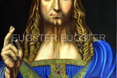 Da Vincis Salvator Mundi 51 x 70 Acryl auf Leinwand